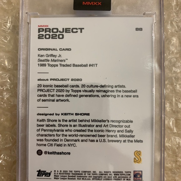 Project 2020 ken Griffey Jr. New! - Picture 6 of 6